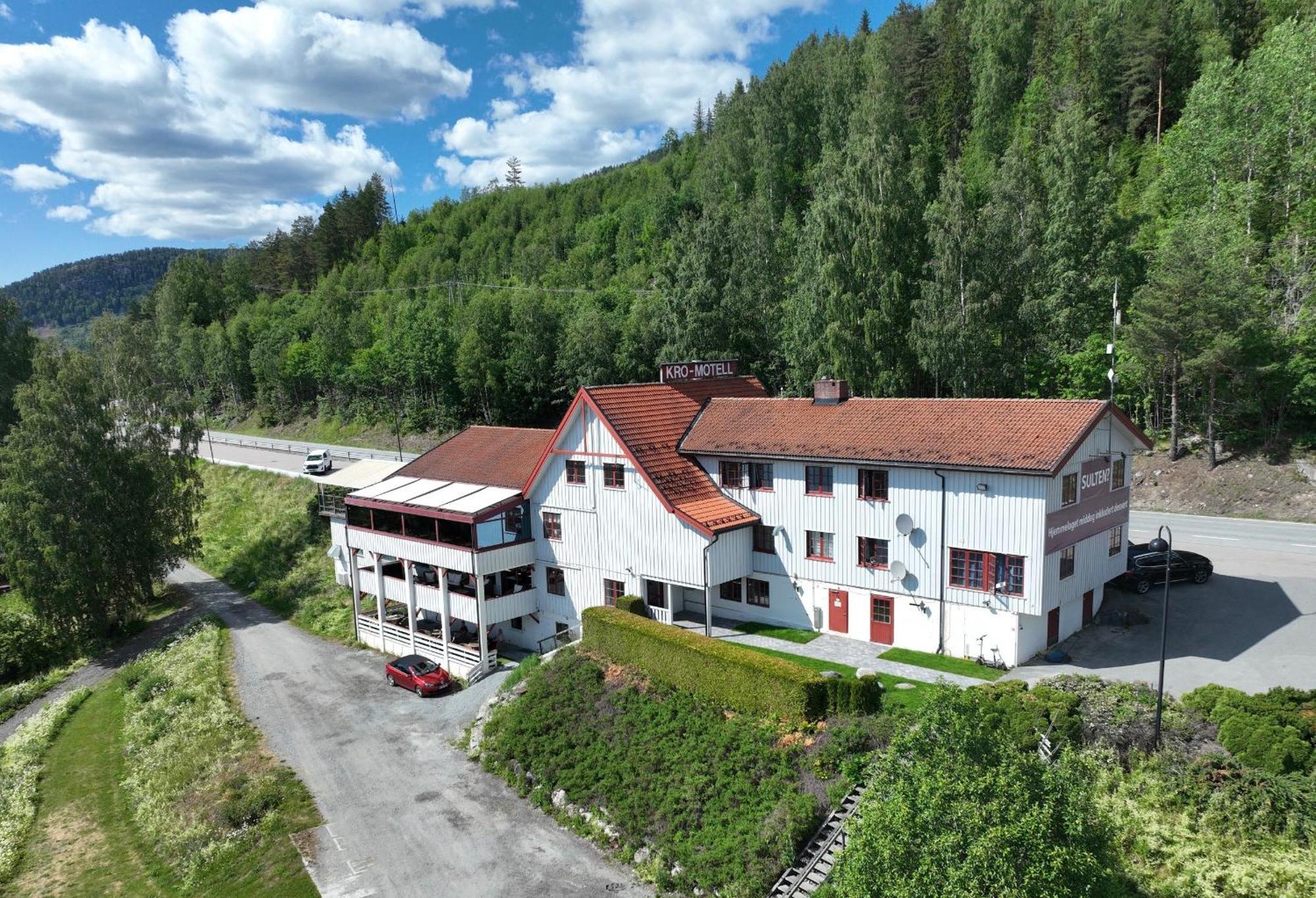 Kroderen Kro&motel AS Hamremoen Exterior foto